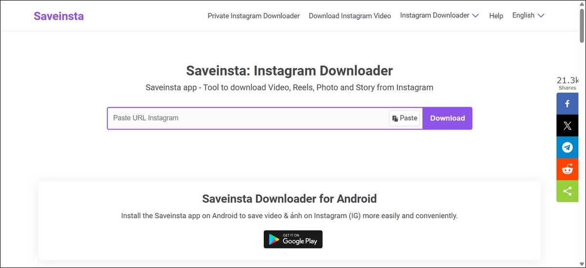 SaveInsta Is Another InDown.io Alternative You Could Consider