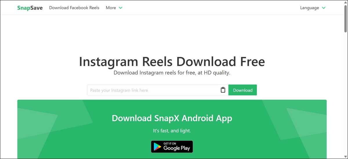 SnapSave.app Can Focus Strongly on Videos and Reels