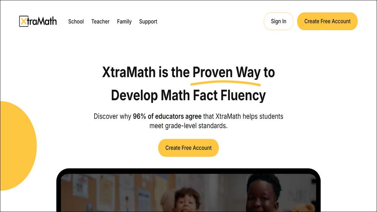 XtraMath official website