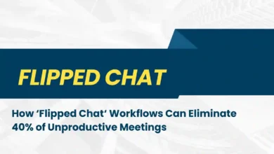 Flipped chat workflows replace routine status calls with AI-assisted notes, cutting 40% of meetings and reclaiming 10 focus hours weekly.