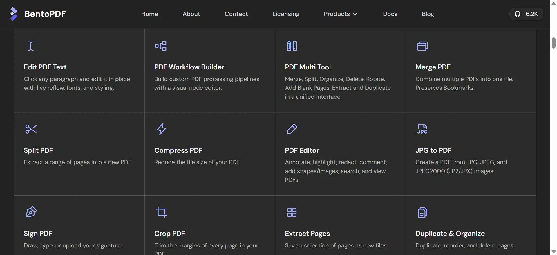 BentoPDF: Best Closest Privacy-First Alternative